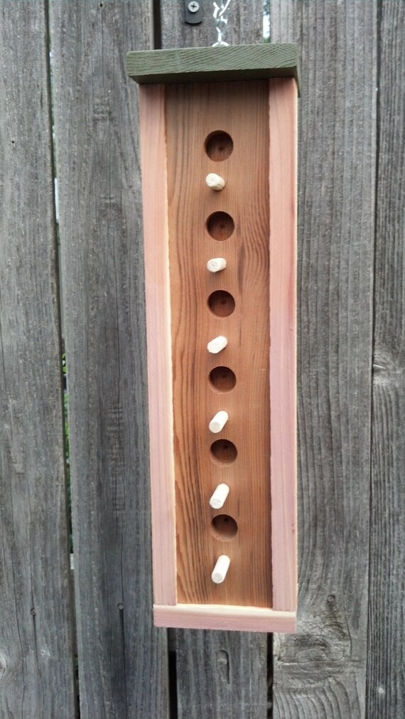 Large Peanut Butter Suet Bird Feeder by CreativeandRecycle on Etsy