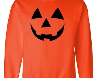 JACK O LANTERN halloween scary pumpkin sweatshirt sweat shirt
