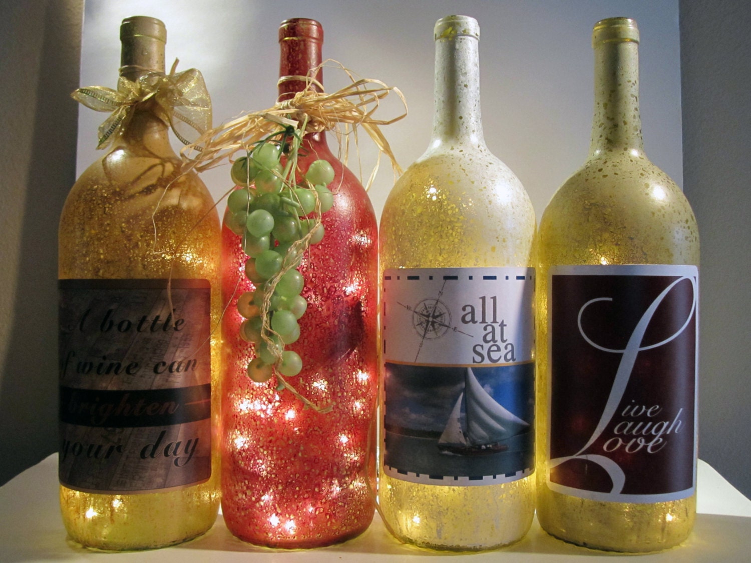 Decorative Light Up Wine Bottle Light up by