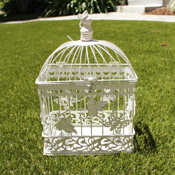 items similar to white bird cage for wedding small on etsy items similar to white bird cage for wedding small on etsy