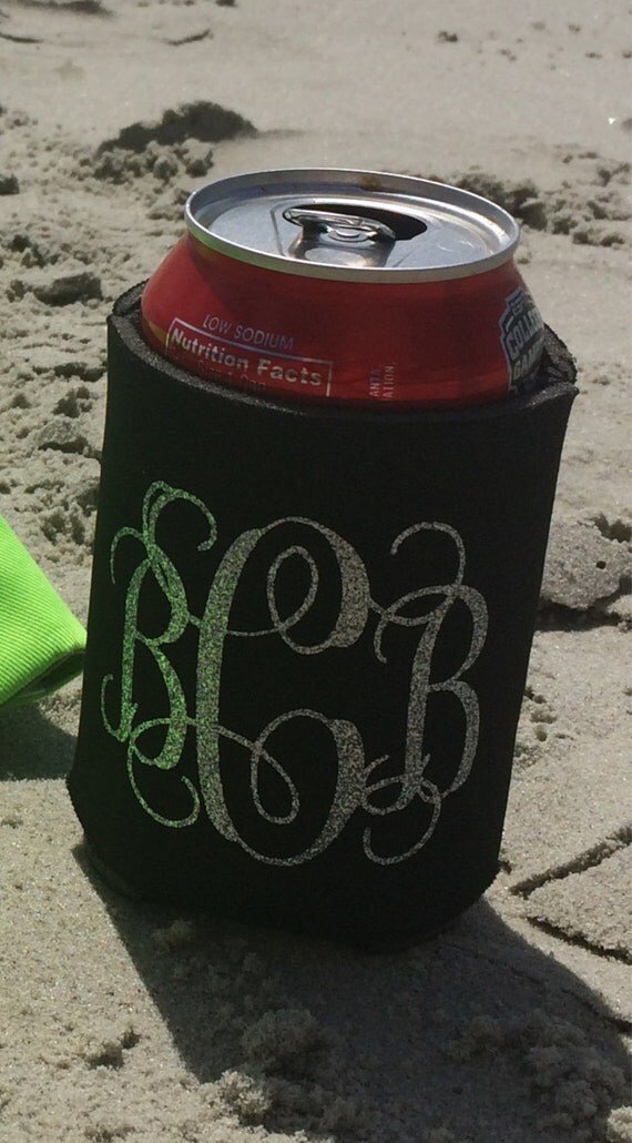 FLASH SALE Personalized Koozie Beer Koozie by PrettyLittleVinyls