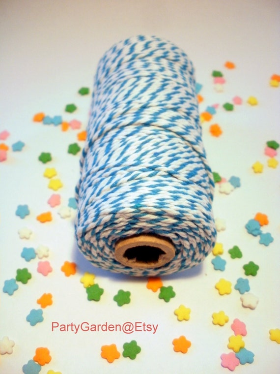 Thick Bakers Twine Sky Blue - 100 yard Spool - 12 ply Il_570xn
