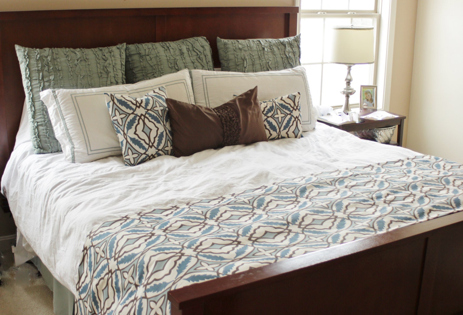 Choose your Fabric Bed Runner Twin Full Queen King