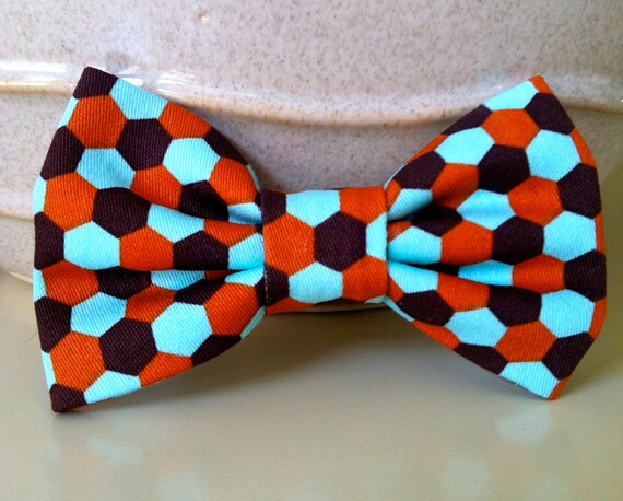 dog bow tie geometric pattern