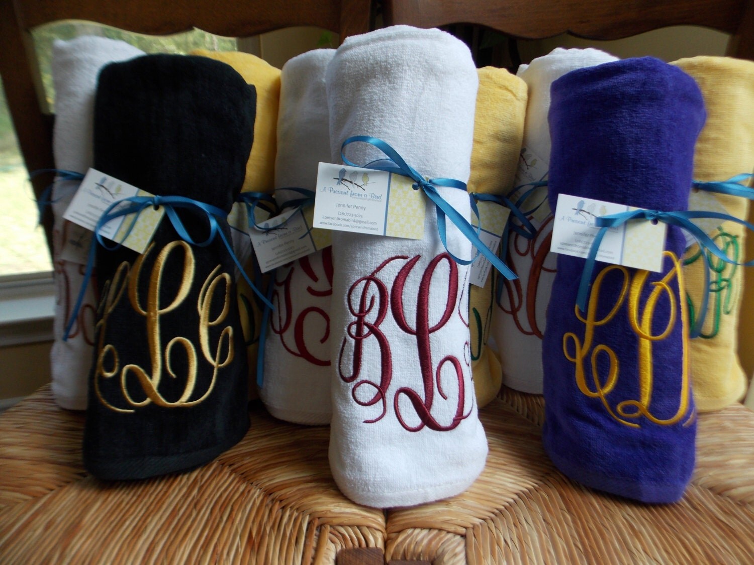 Personalized Monogrammed Beach Towel