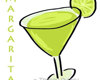 Clip Art Margarita Clipart margarita clip art etsy illustration original digital download printable download