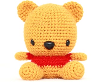 Fat Face Bear Amigurumi Pattern