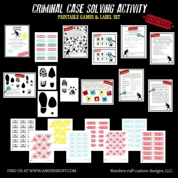 Detective Sleuth Mystery Criminal Case Solving Activity Game