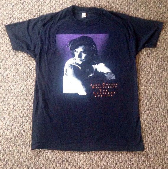 John Cougar Mellencamp The Lonesome Jubilee tee shirt by BRKR