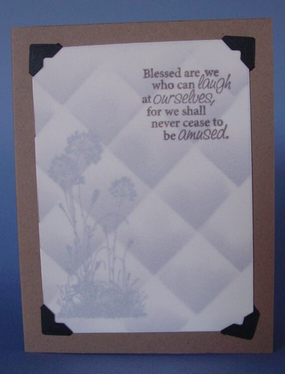 Greeting card just to say hello by PaperOwlArtists on Etsy