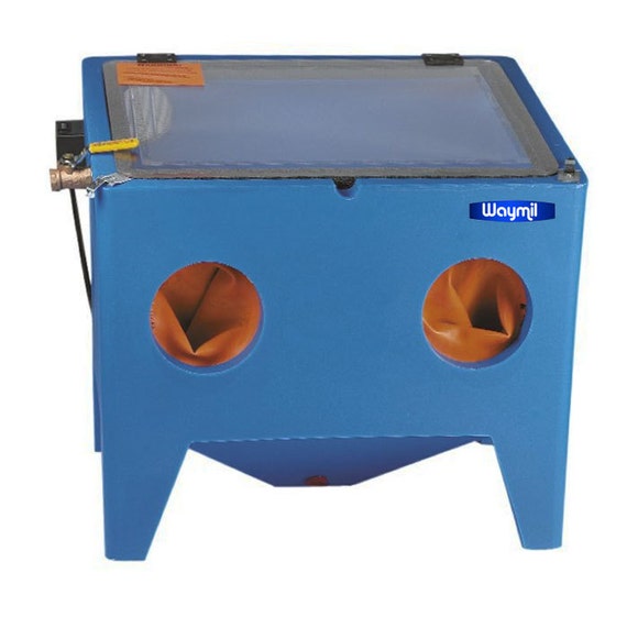 Bead Abrasive Blaster Cabinet Bench Top Air Sand Blaster by Waymil