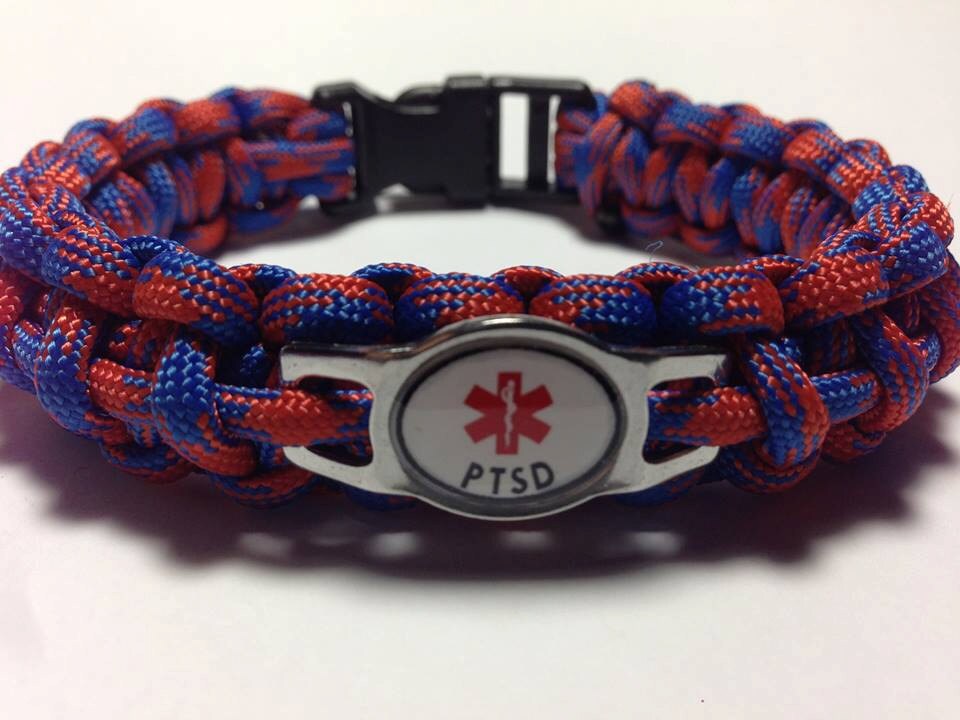 PTSD Medical Alert Bracelets by KnotRightParacord on Etsy