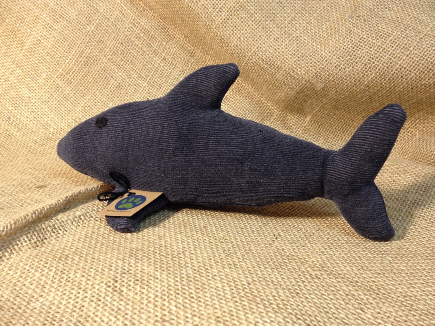 stuffed shark dog toy