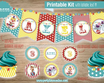 Circus text | Etsy UK