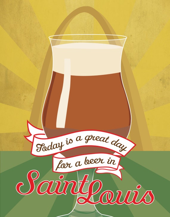Beer in St. Louis 11x14 Art Print
