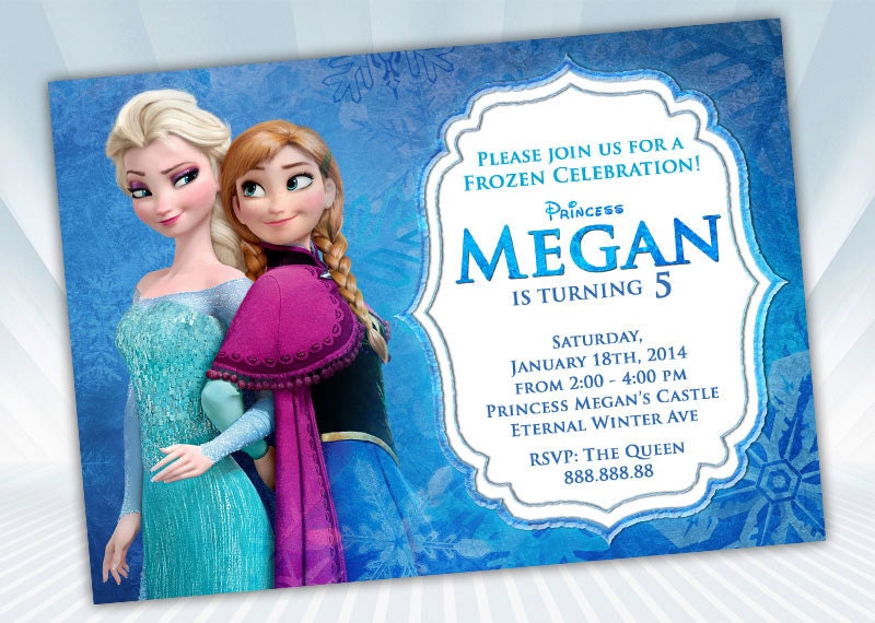 Disney Frozen Invitations 5