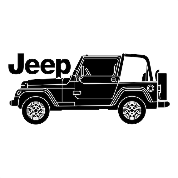 Jeep Decal Sticker Cherokee Wrangler Liberty Choice of Colors