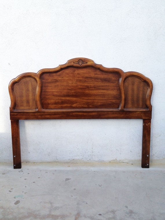 Mid Century Headboard QUEEN/ Vintage by KaliforniaVintage on Etsy