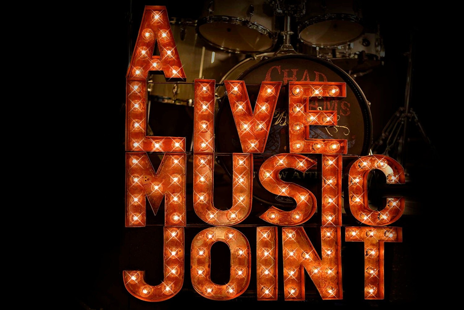 Music Venue Sign Custom Marquee Sign Custom Signs Marquee