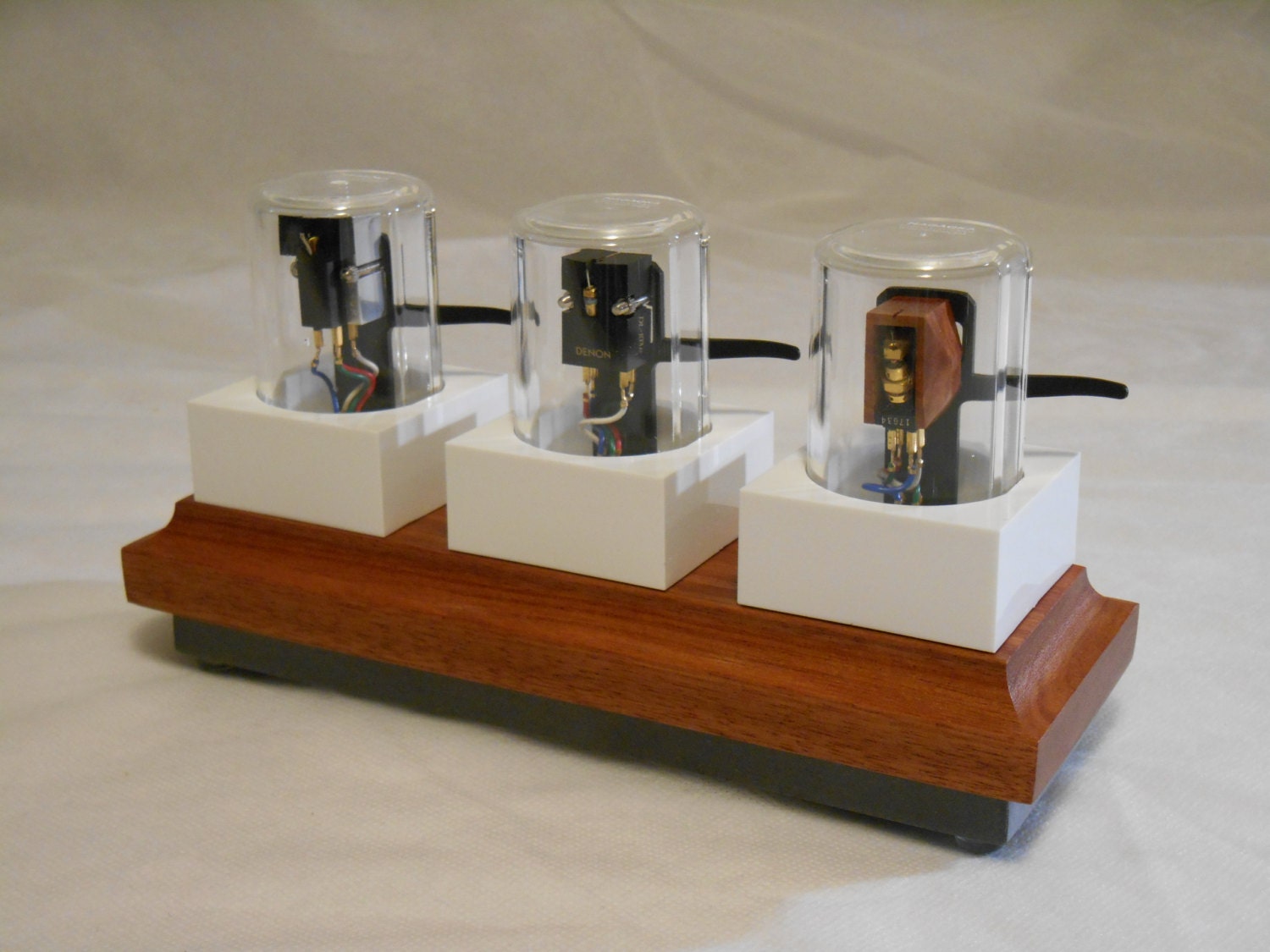 Custom Solid Wood Phono Cartridge Headshell Holder by VinylNirvana