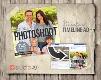 ... Advertising PSD - Advertisement - Mini Session Ad - INSTANT DOWNLOAD