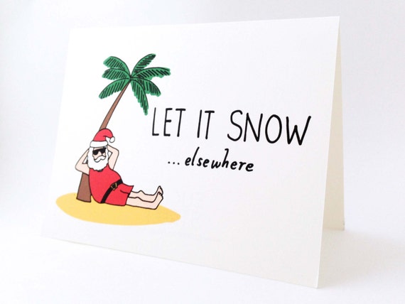 Humorous Australian Christmas Card // California Christmas // Florida ...