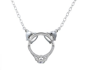 Maternity wedding/engagement ring holder- perfect gift for the expecting mother.