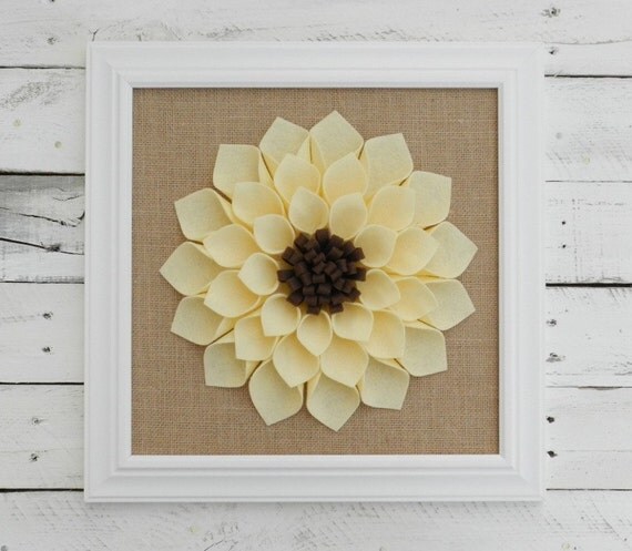Burlap Wall Decor
