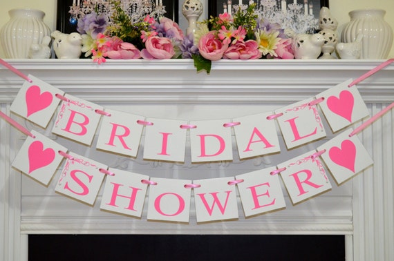 Bridal Shower Banner shower sign soon to be Mrs banner sign