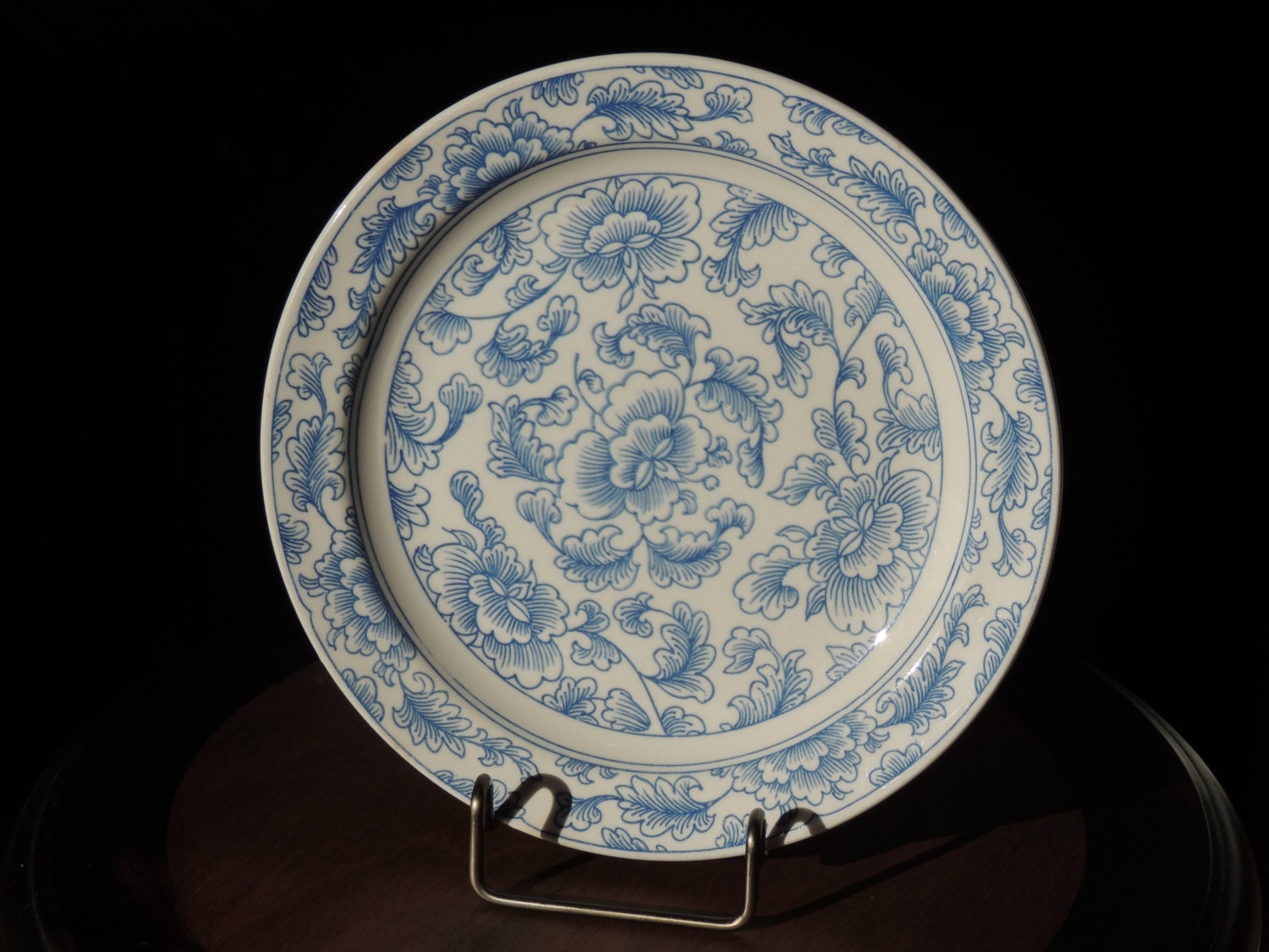 Vintage Ideal Ironstone Ware by Ide Bros JapanBlue and White Floral