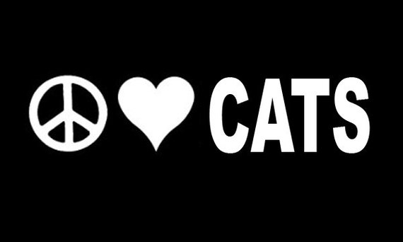 Peace Love Cats SVG File