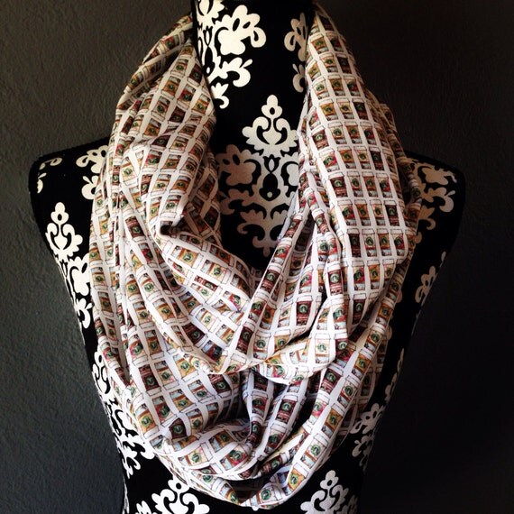 Starbucks Latte infinity scarf