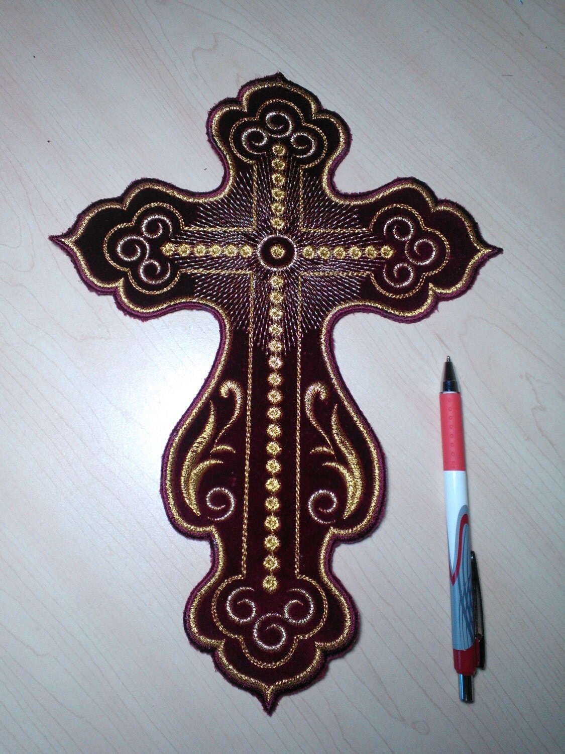 Big crosses set1 machine jessecmault applique or patch