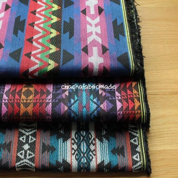 Thick BOHO Bohemian Fabric Ethnic Fabric Navajo Fabric Mexican