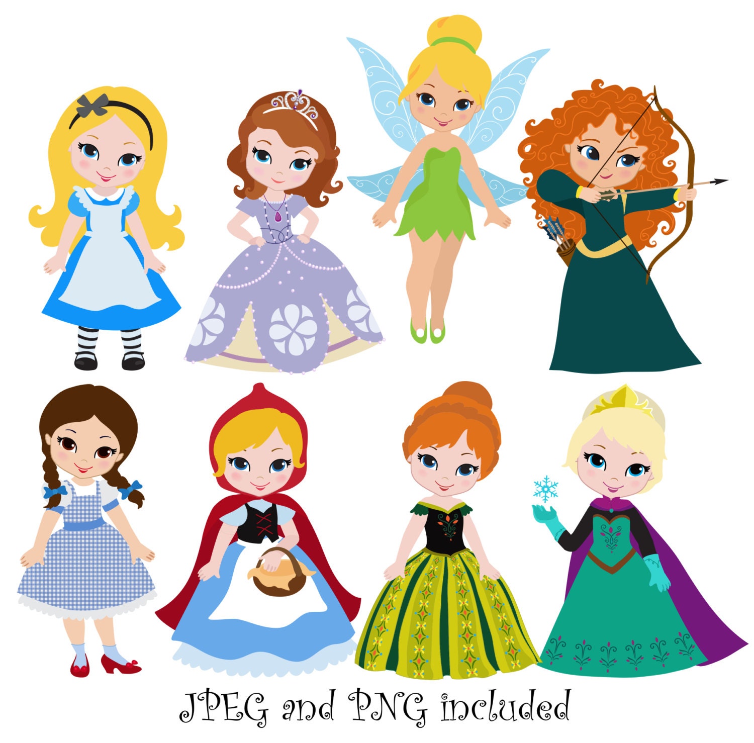 clipart pictures of disney princesses - photo #30