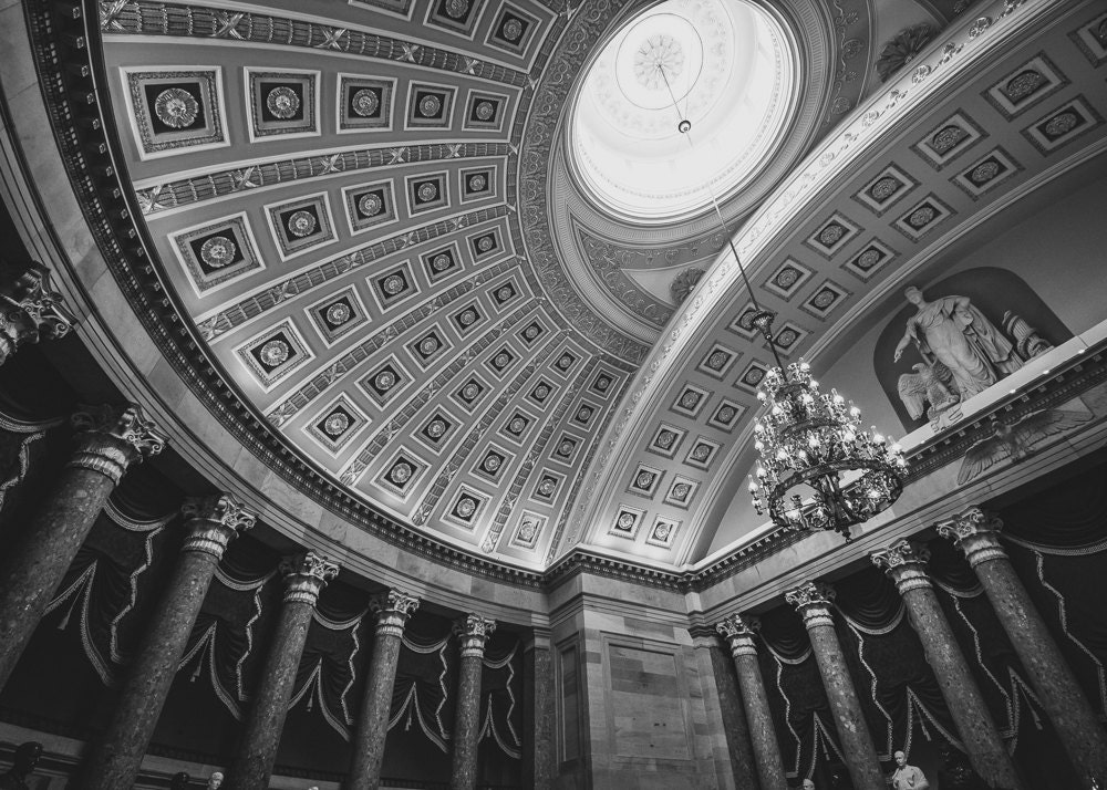 Hall of Statues Photo Print Washington DC USA Capitol