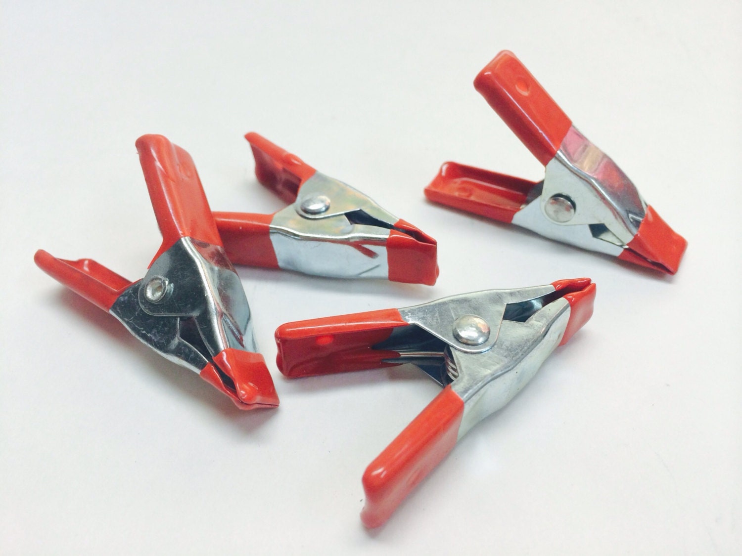 Set of Four 1 Metal Craft Clamps for Wood by TheCraftersMerchant