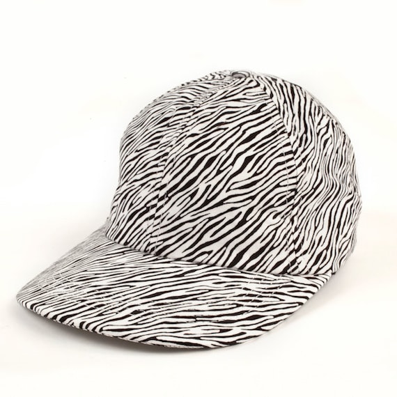 Items similar to Zebra Print Baseball Cap | Zebra Print Cap | Zebra ...