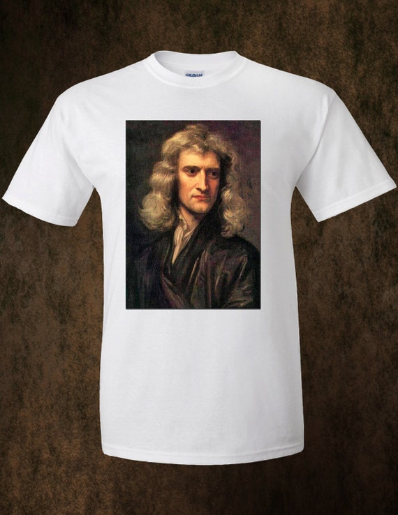 Items similar to Isaac Newton T-shirt - Famous Scientist on Etsy