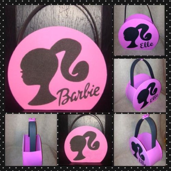 Items similar to Barbie silhouette party bag, Easter, Halloween, gift ...