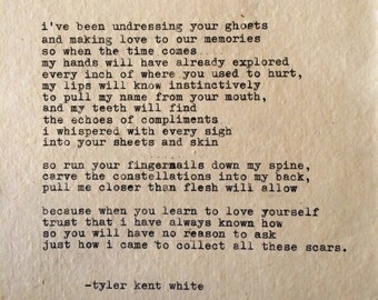 Letters from Madison County #5 Typewriter Poem by Tyler Kent White