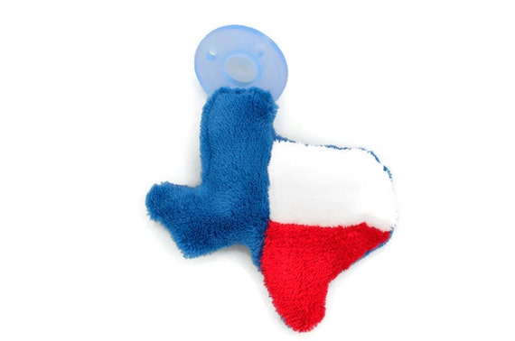 Texas Flag BinkyFriend (Soothie Pacifier Animal or Binky Leash) - Free Shipping on orders over 20 Dollars - FREESHIP20