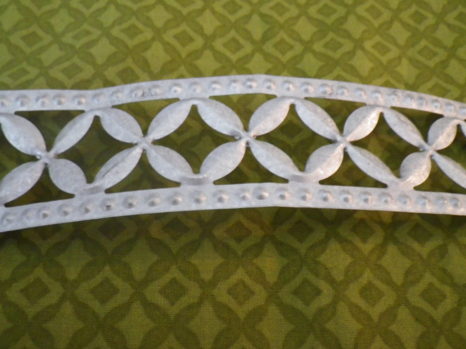 Metal Ribbon Galvanized Trim Metal by TheElegantArmadillo on Etsy