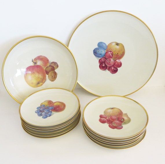 Items similar to Thomas Ivory Bavarian Porcelain China serving Set ...