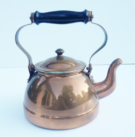 Vintage Douro B&M Portugal Copper And Brass Tea By HoneyandMaroon