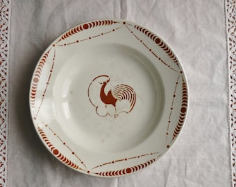 PLATES hollow old French faience