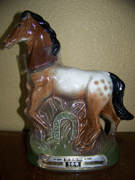 1974 James B. Beam Apploosa Horse Collectors Liquor Decanter