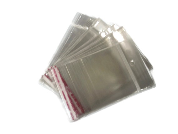 Crystal Clear Plastic Bags, Self Adhesive With Hang Hole, craft ...