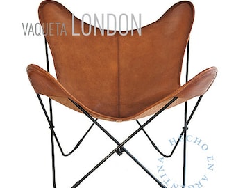 100% Handcrafted Original Butterfly Vaqueta Leather Chair from Argentina - Big BKF - AA - BKF