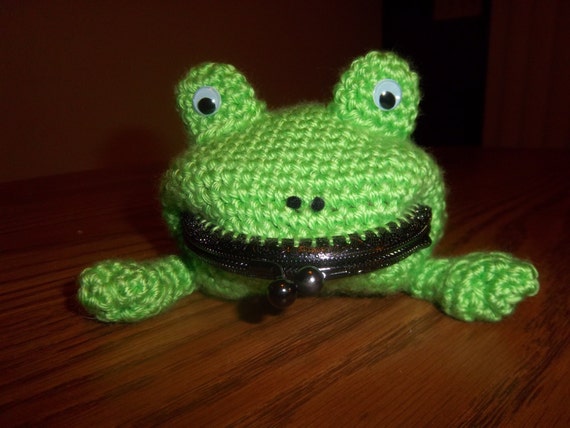 Items similar to Crochet Pattern: Naruto Frog Coin Purse on Etsy